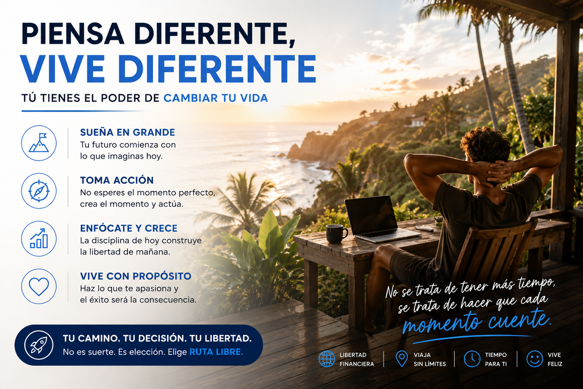Piensa diferente, vive diferente